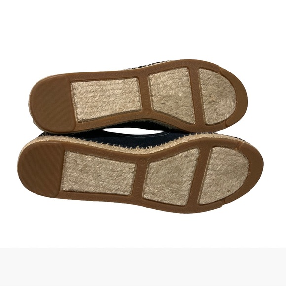 NWT Suede Navy Blue Talbots Espadrilles new with tassels still in the plastic - Picture 4 of 4